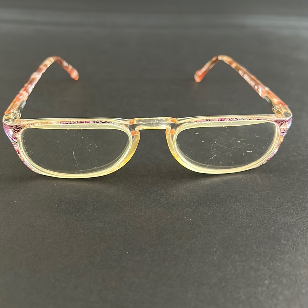 Marchon BR7 Blue Ribbon glasses. Used Readers in Chrystal Pink.